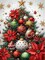 Christmas 5D Diamond Painting Kit for Adults – DIY Full Drill Xmas Tree Gem Art, Beginner-Friendly Rhinestone Diamond Dots Craft for Home Wall Decor, 12×16 Inch